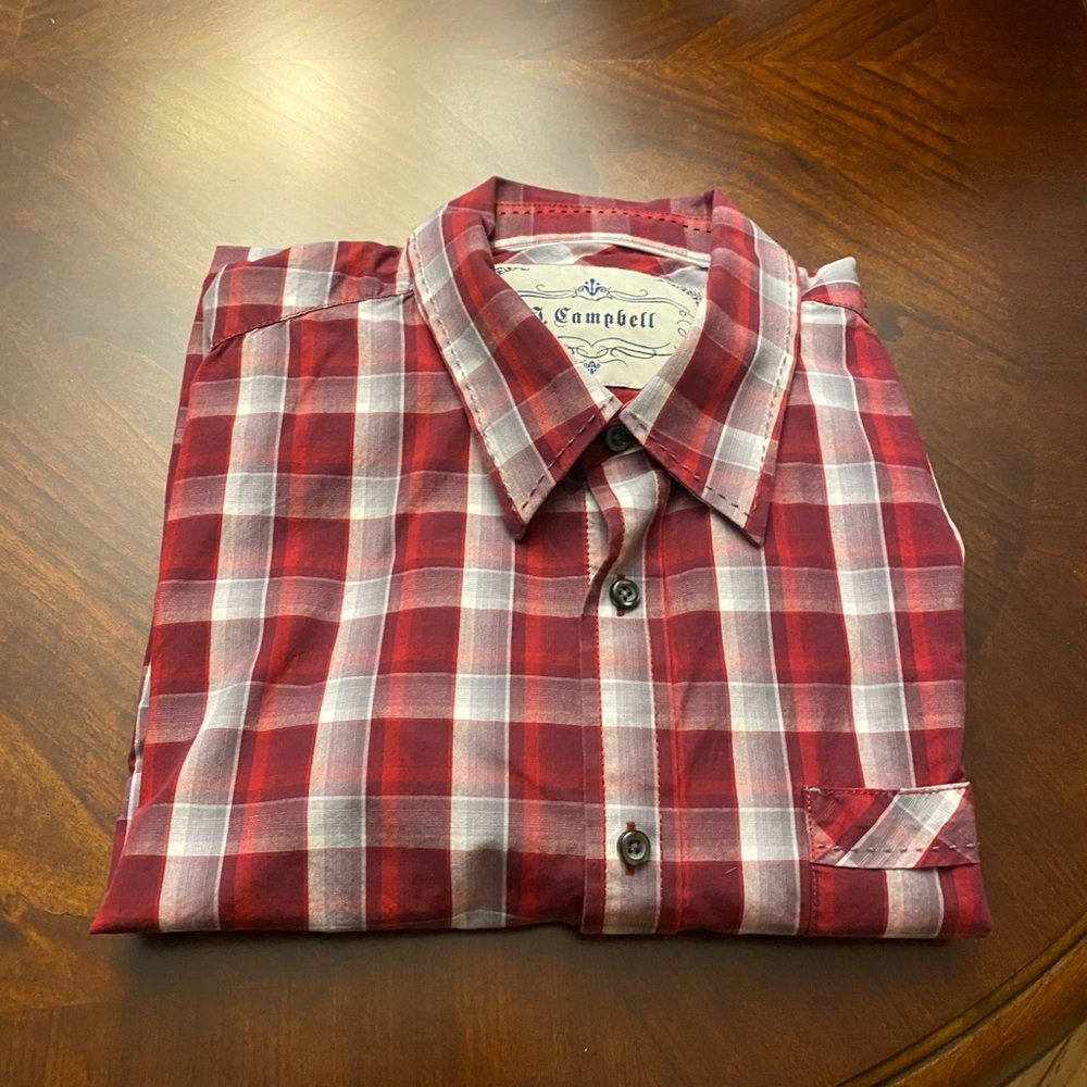 J Campbell men’s button down casual shirt